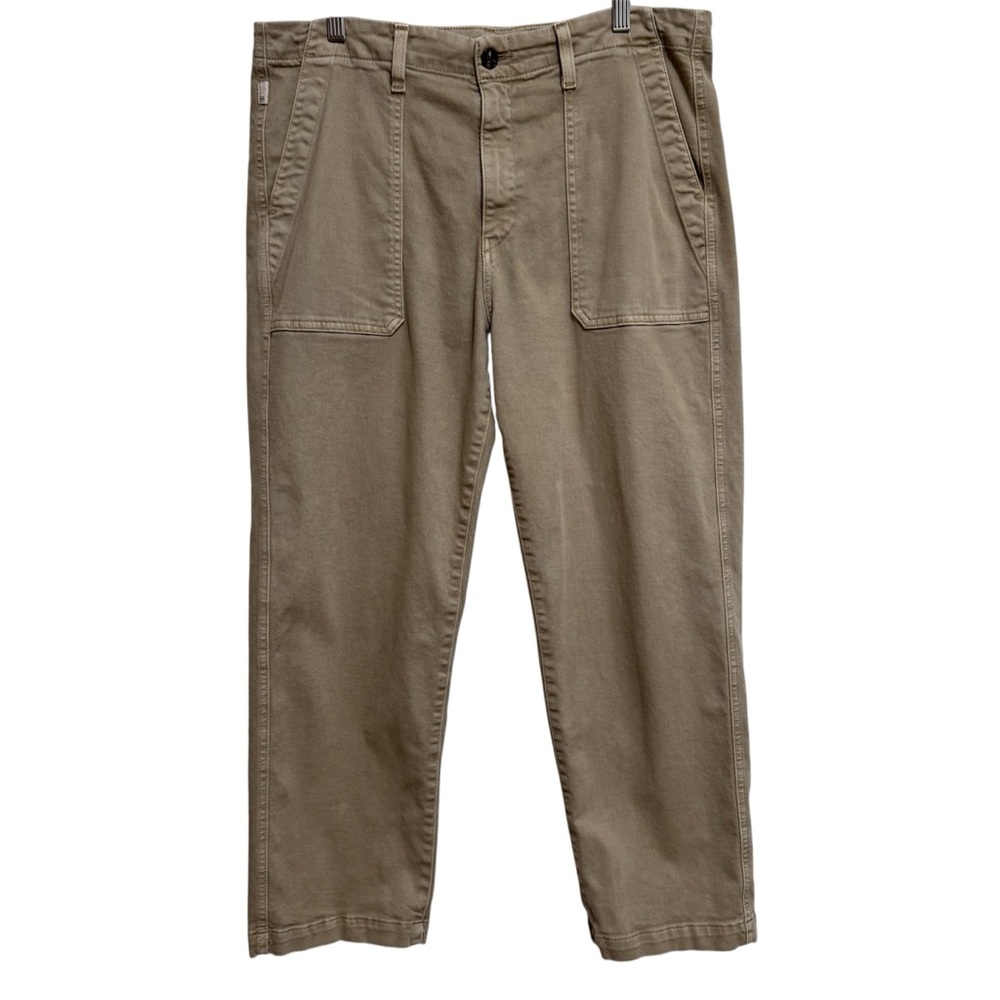 AG Adriano Goldschmied Analeigh Straight Pant Women 31 High Rise Crop Evereve
